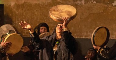 Zar musicians and healers perform their ritual, Cairo, Egypt, April 27, 2022. (AFP Photo) 