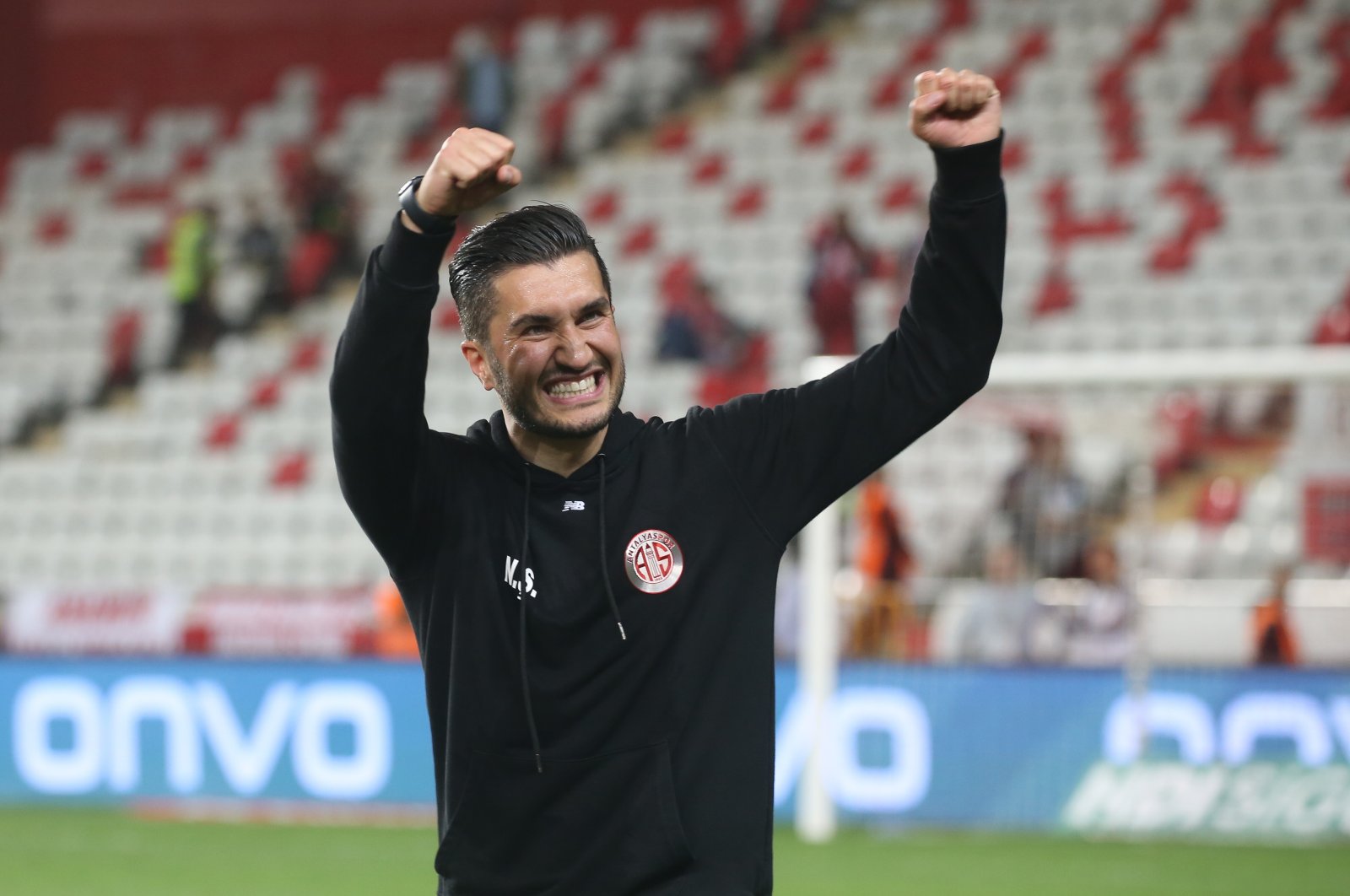 Antalyaspor coach Nuri Şahin reacts after a match against Konyaspor, Antalya, Turkey, April 9, 2022. (AA Photo)