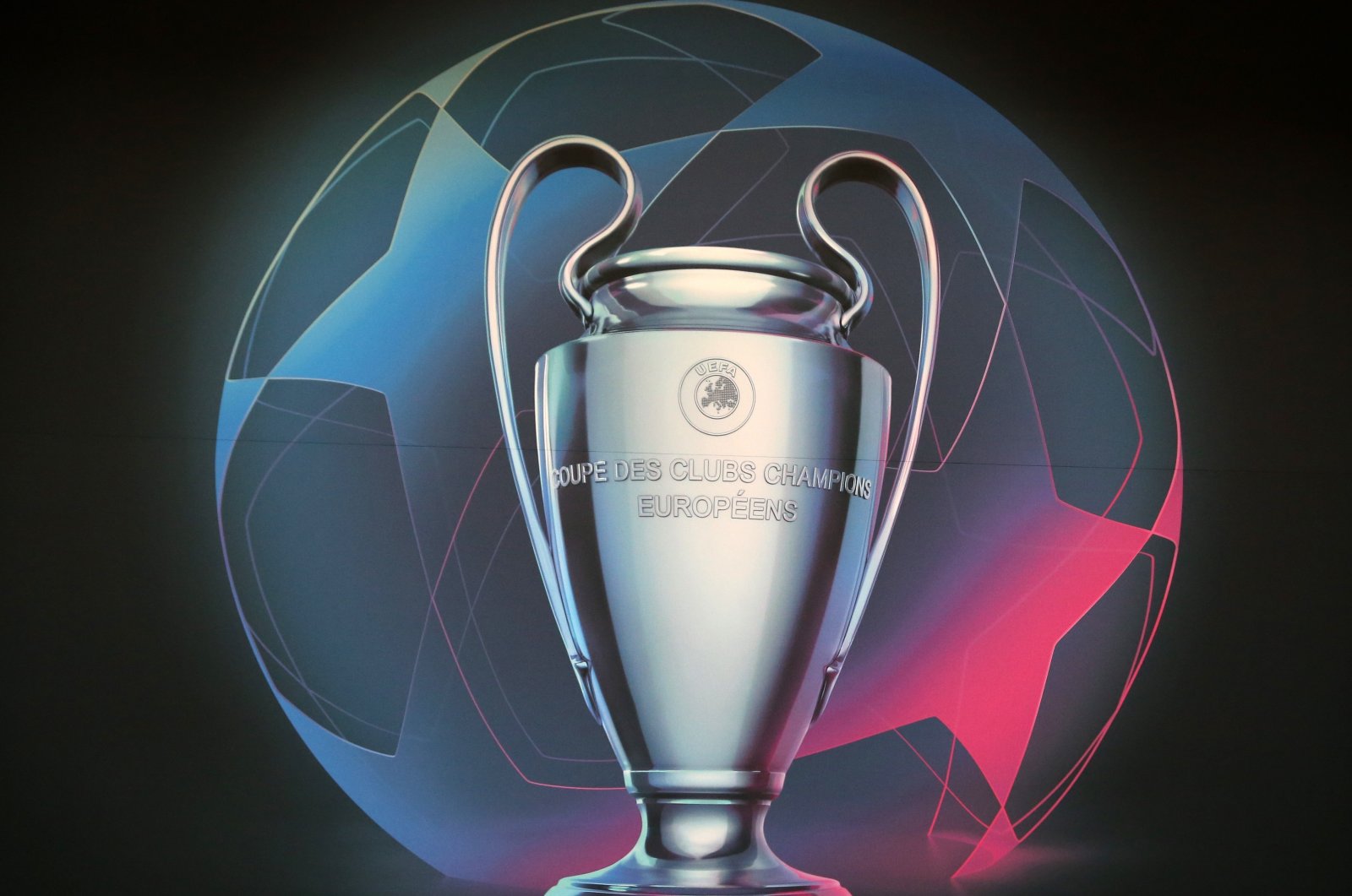 UEFA Champions League trophy, May 10, 2022. (DHA Photo)