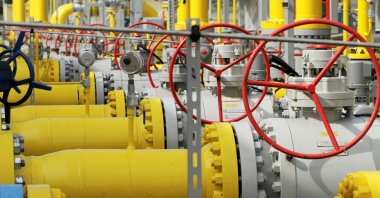 Valves and pipelines are pictured at the Gaz-System gas distribution station in Gustorzyn, central Poland, Sept. 12, 2014. (Reuters Photo)