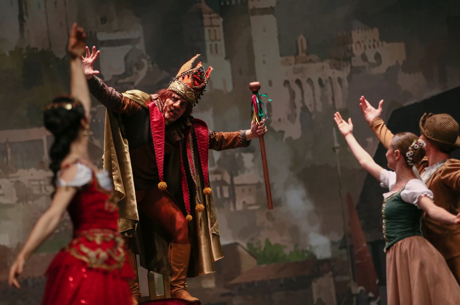 French writer Victor Hugo&#039;s cult work &quot;The Hunchback of Notre Dame&quot; will be presented to art lovers by Izmir State Opera and Ballet (IZDOB) on May 12, Izmir, Turkey, May 10, 2022. (AA Photo)