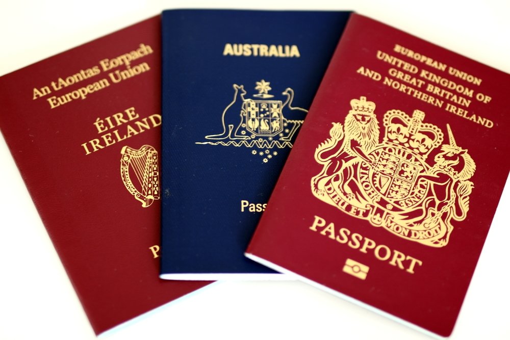 Paspor Inggris, Australia, dan Irlandia.  (Foto Shutterstock)