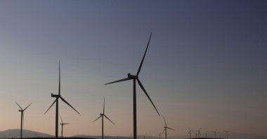 Wind turbines are seen in Seferihisar district of Izmir, Turkey in this undated file photo. (Shutterstock Photo)