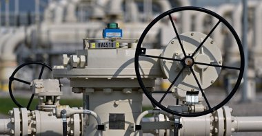 Equipment operated by Gas Connect Austria (GCA ) and Trans Austria Gas pipelines (TAG) at one of the largest interconnection gas hubs in Europe at Baumgarten an der March, Lower Austria, May 9, 2022. (AFP Photo)