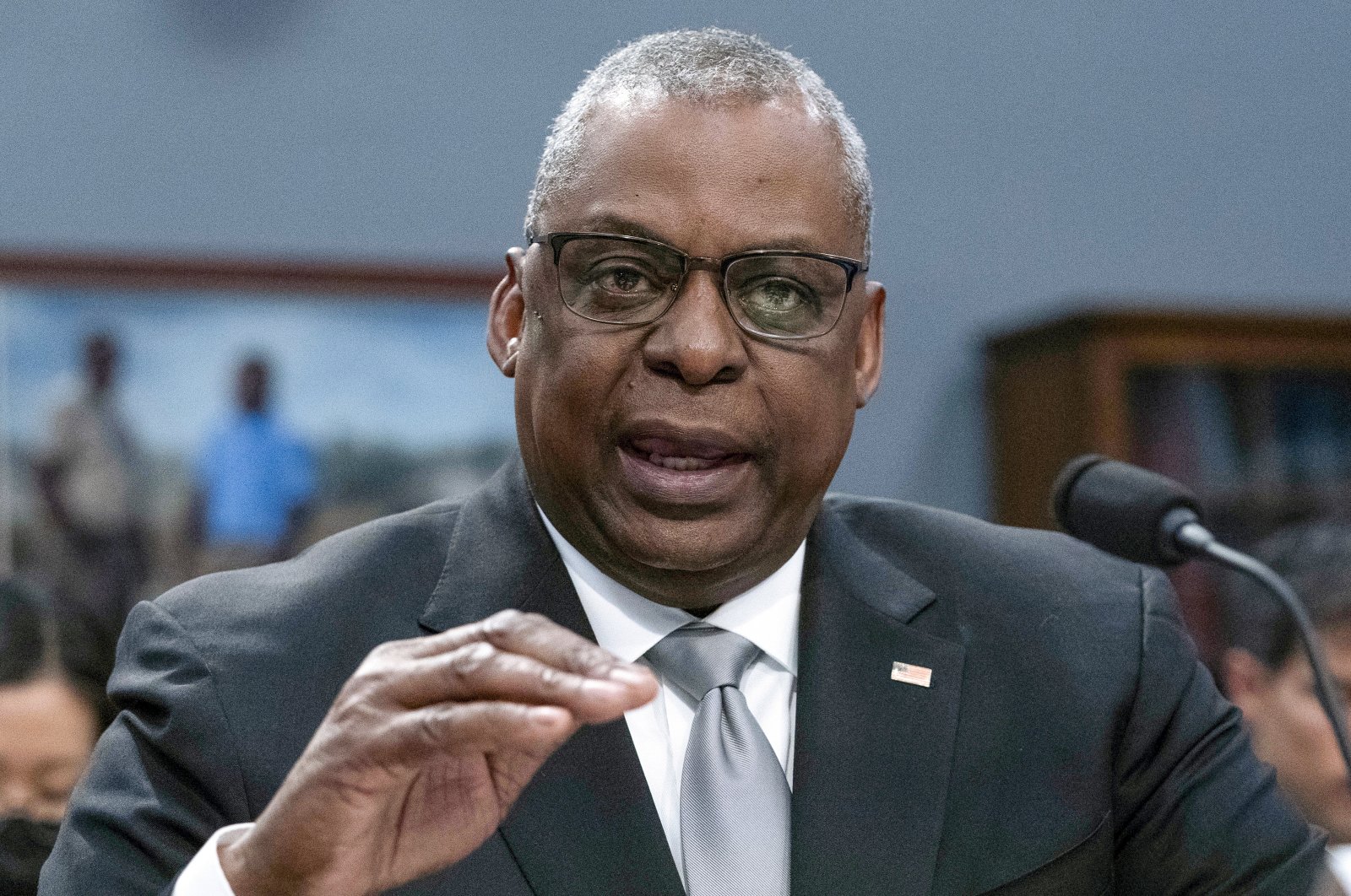 Secretary of Defense Lloyd Austin testifies before the House Committee on Appropriations Subcommittee on Defense on Capitol Hill in Washington, U.S., May 11, 2022. (AP Photo)
