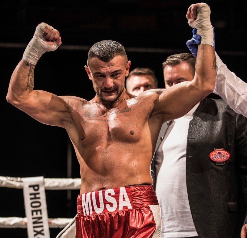 In this undated photo, Turkish German boxer Musa Askan Yamak is seen before a fight in Munich, Germany. (IHA Photo)