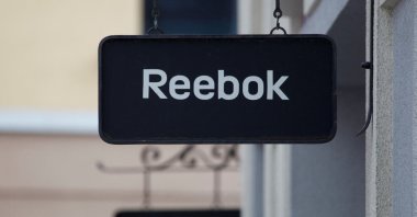 Boards with the Reebok store logo are seen on a shopping center at the outlet village Belaya Dacha outside Moscow, Russia, April 23, 2016. (Reuters Photo)