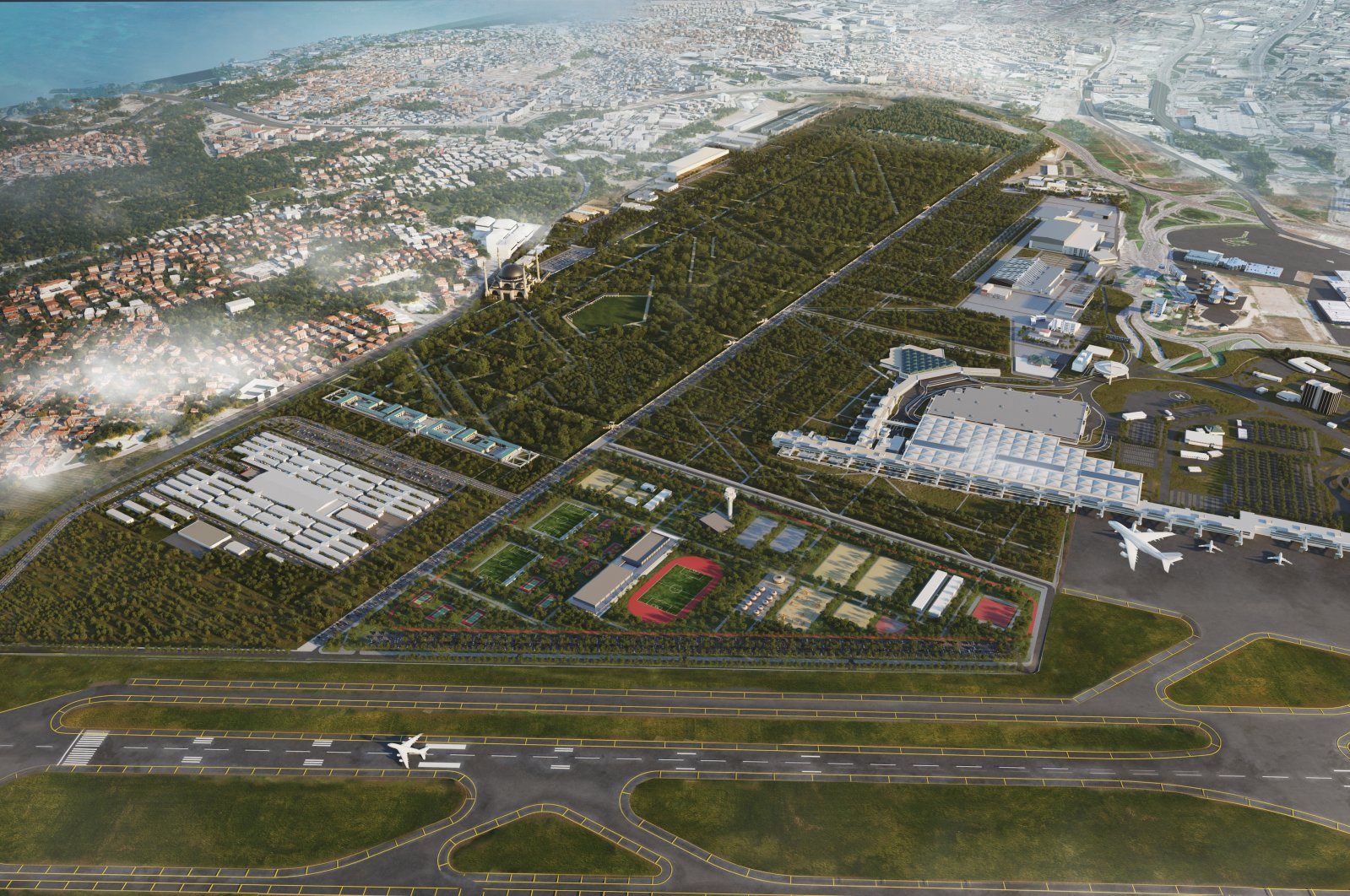 Bandara lama Istanbul akan mendapat perubahan hijau di tengah tentangan