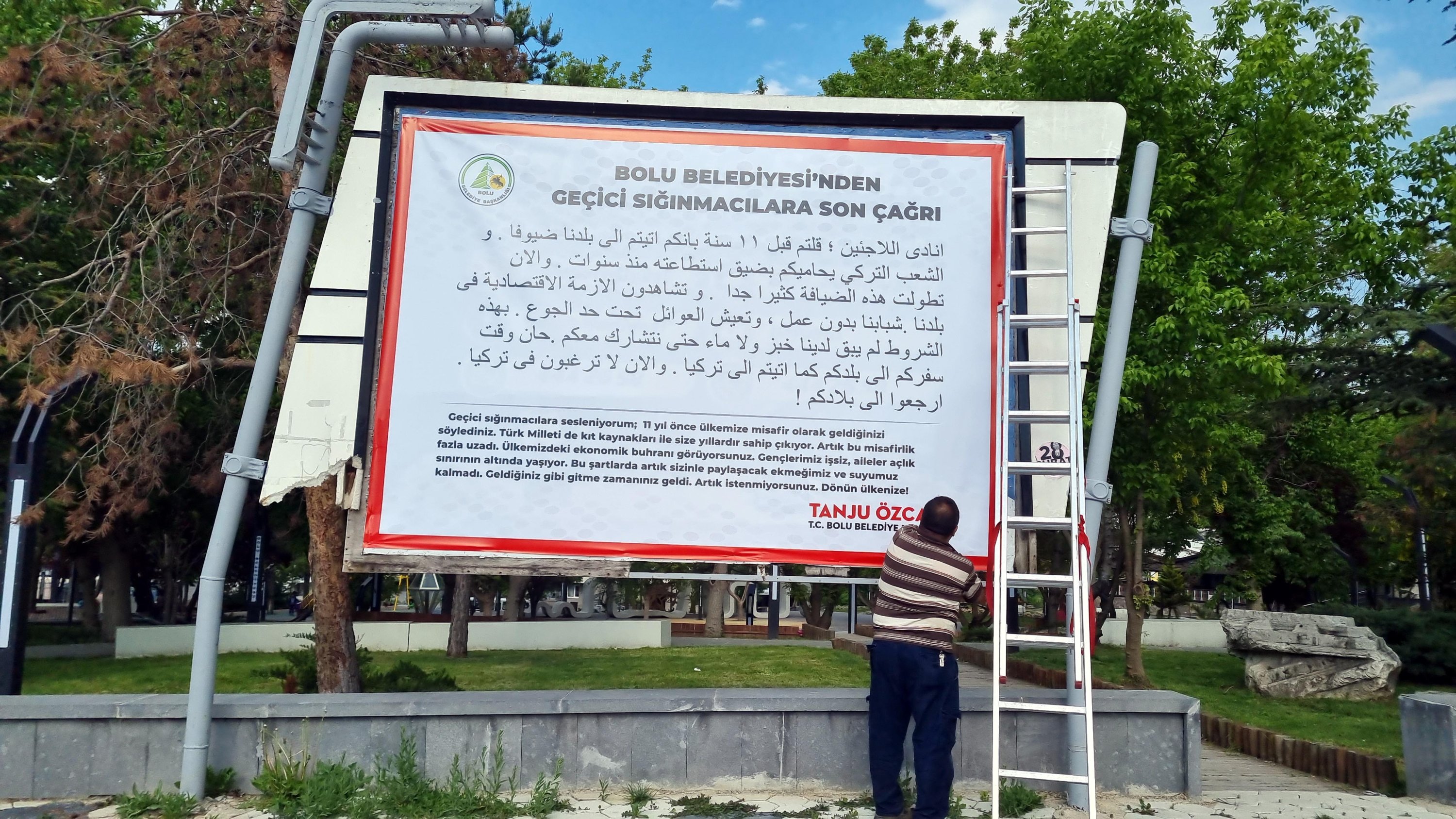 'Last call': Bolu mayor erects banners asking Syrians to return home