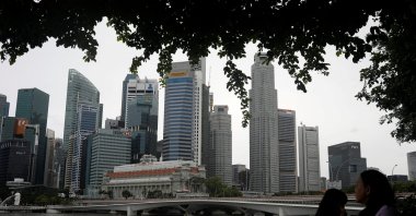 A view of the Singapore skyline, amid the coronavirus disease outbreak, in Singapore, July 14, 2020. (REUTERS Photo)