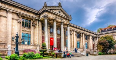 The entrance to the Istanbul Archaeological Museums, in Istanbul, Turkey, May 18, 2011. (Shutterstock Photo)