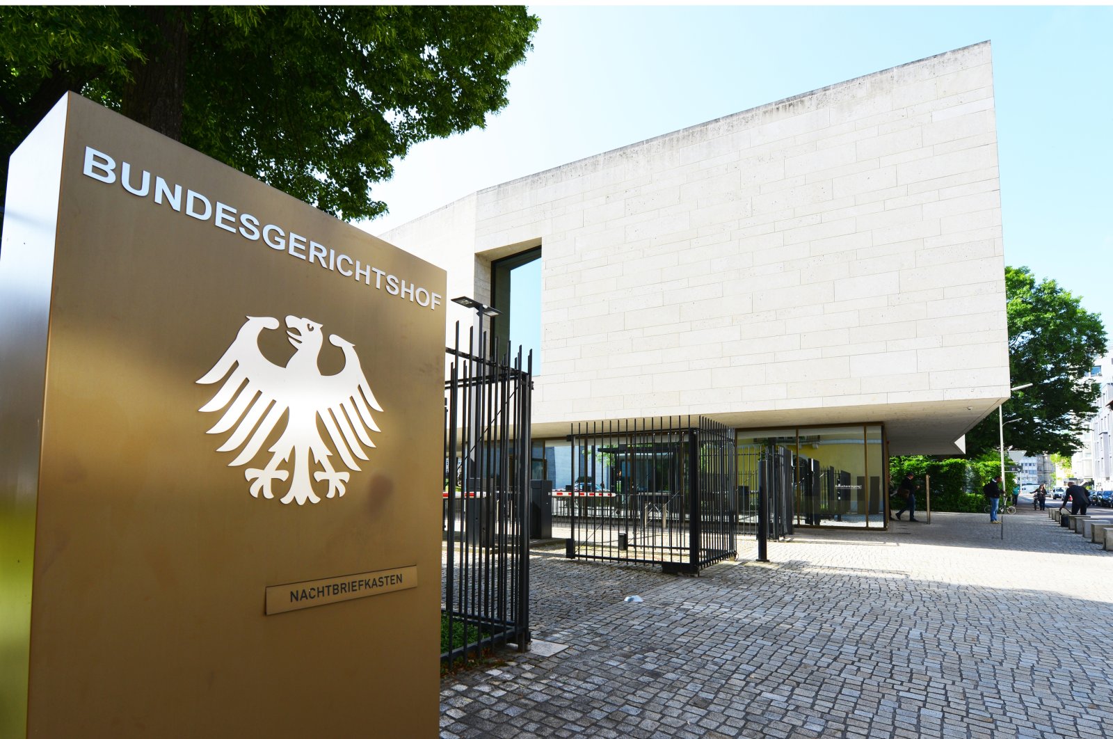 A view of Federal Court of Justice where Federal Prosecutor&#039;s Office is located, in Karlsruhe, Germany, May 18, 2018. (Shutterstock Photo) 