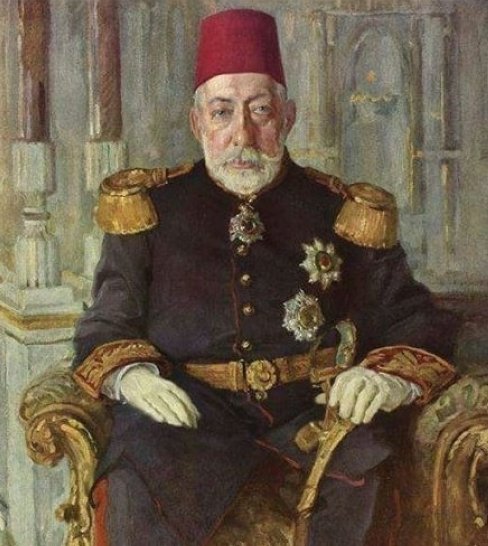 A portrait of Sultan Mehmed V. (Wikimedia) 