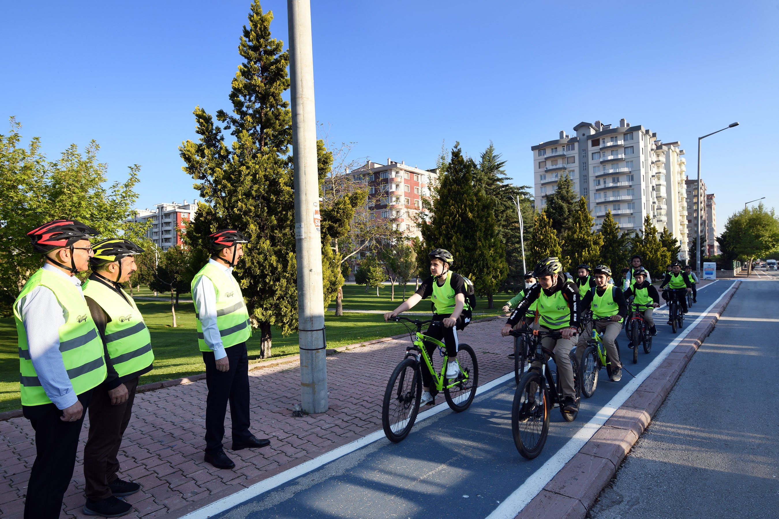 Turkey's cycling capital Konya promotes ride to school