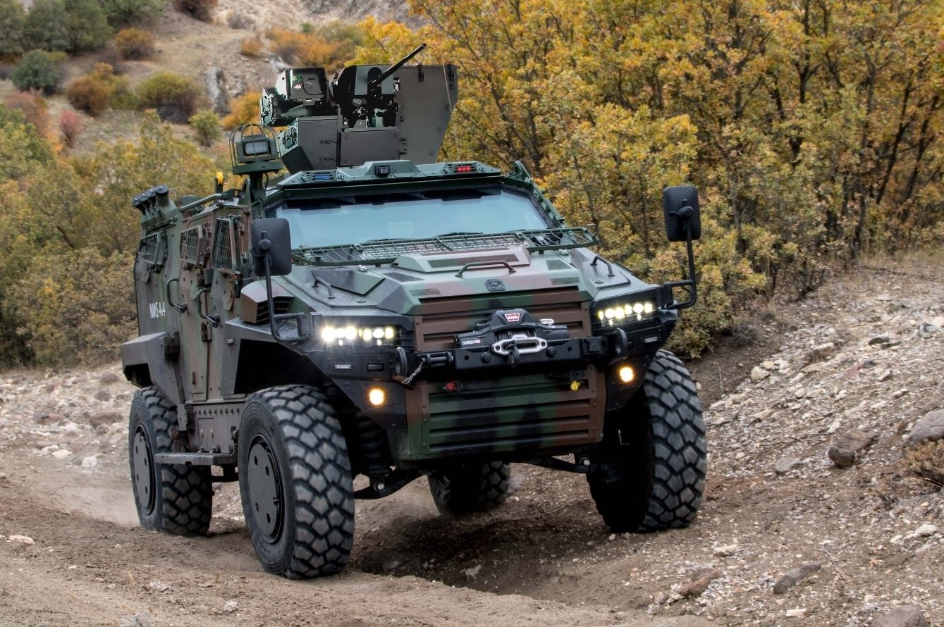 The Turkish light armored land vehicle Yörük 4x4 is seen in this undated photo. (AA Photo)