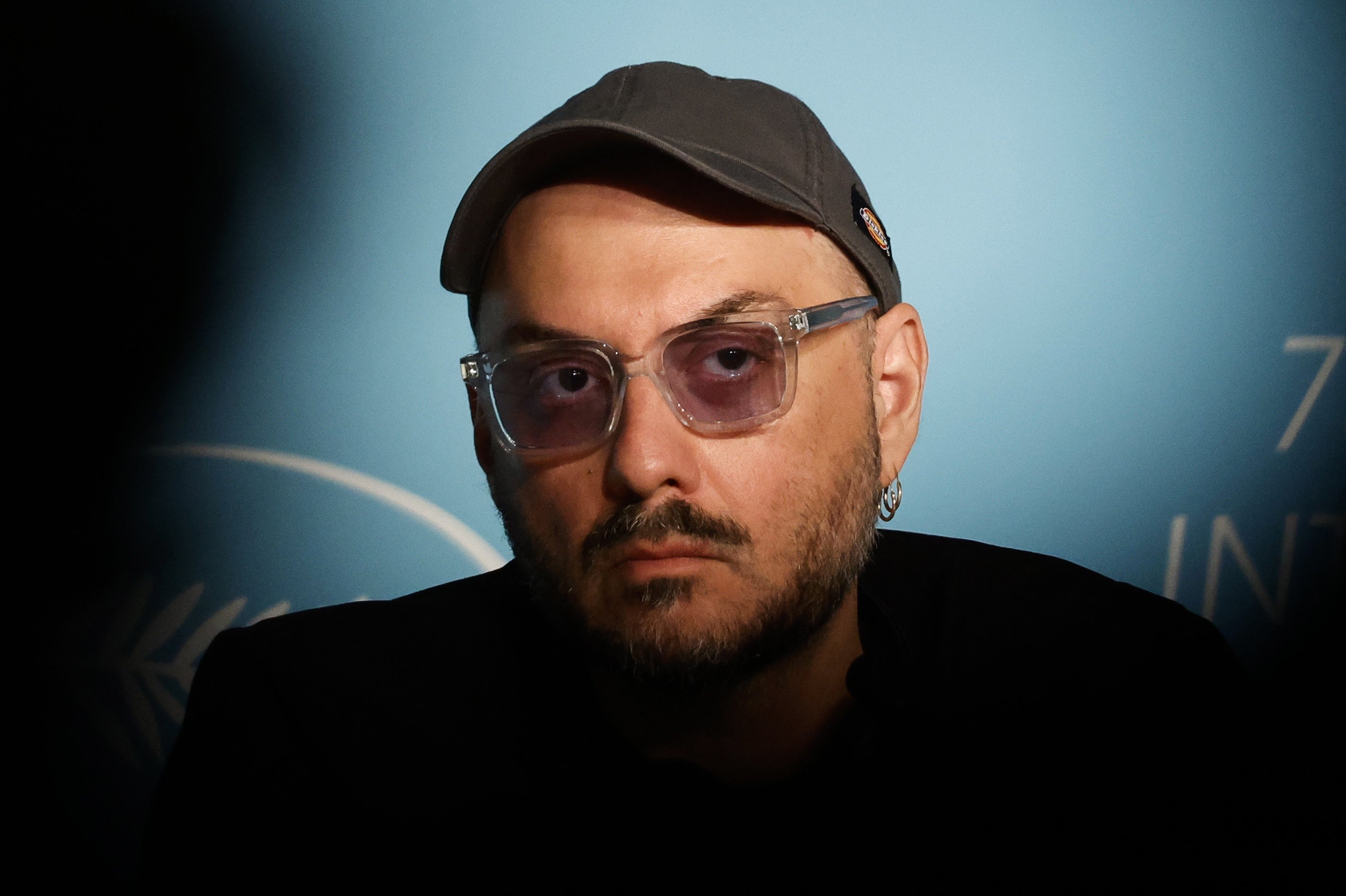 Sutradara Kirill Serebrennikov menghadiri konferensi pers untuk film tersebut 
