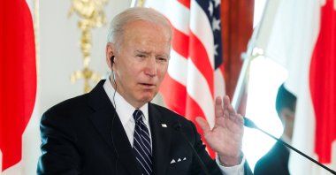 U.S. President Joe Biden speaks during a joint news conference with Japan&#039;s Prime Minister Fumio Kishida (not pictured) after their bilateral meeting at Akasaka Palace in Tokyo, Japan, May 23, 2022. (Reuters Photo)