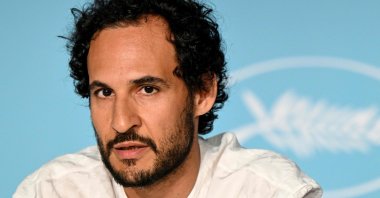 Iranian-Danish director Ali Abbasi speaks during a press conference for the film "Holy Spider" at the 75th edition of the Cannes Film Festival in Cannes, southern France, May 23, 2022. (AFP Photo)