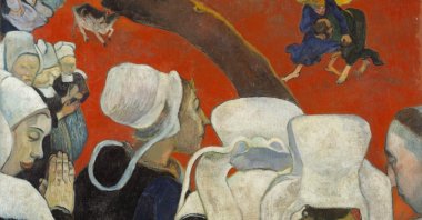 Paul Gauguin&#039;s &quot;Vision of the Sermon (Jacob Wrestling with the Angel)&quot; (1888) is one of the works from a planned National Gallery show of more than 100 paintings and sculptures next year. (DPA)