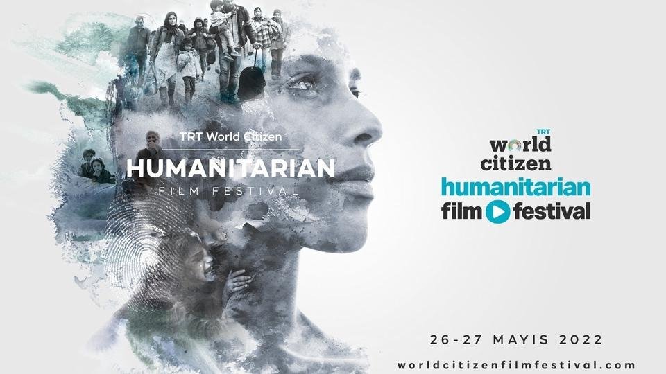 A poster of the TRT World Citizen Humanitarian Film Festival. (AA Photo)
