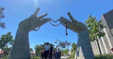 A view of the Democracy and Freedom Island, where the Yassıada hearings took place after the 1960 military coup. (IHA Photo)