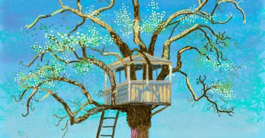 "No. 125, 19th March 2020," iPad painting by David Hockney. (Courtesy of SSM)