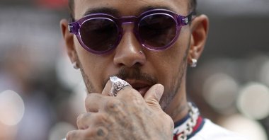 Mercedes' Lewis Hamilton ahead of practice at the F1 Monaco GP, Monte Carlo, Monaco, May 27, 2022. (Reuters Photo)