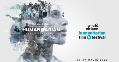 A poster of the TRT World Citizen Humanitarian Film Festival. (AA Photo)