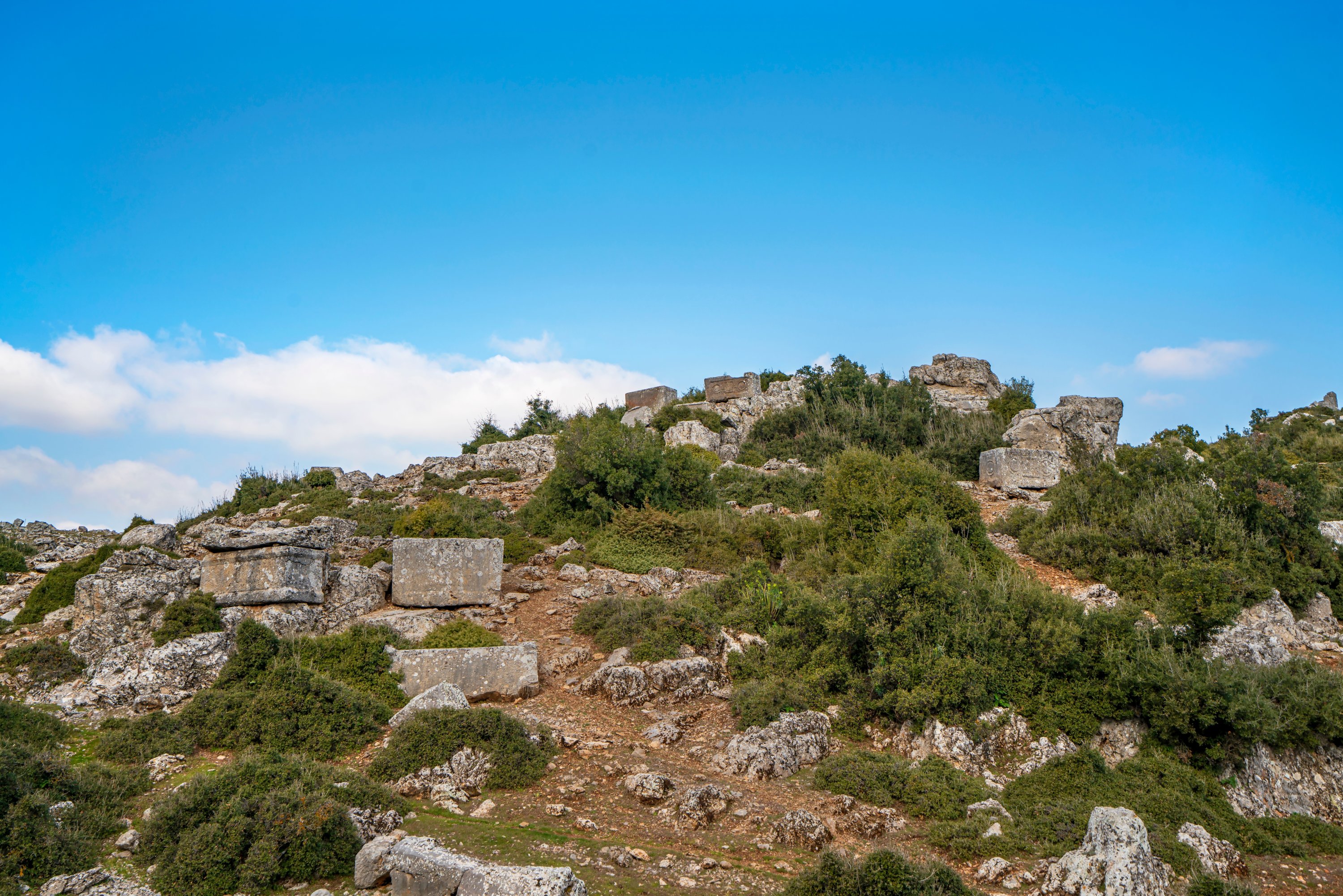 A general view from the tombs of Ariassos, Antalya, southern Turkey.  (Shutterstock) 