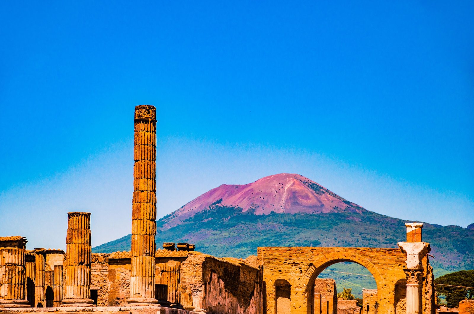 The famous antique site of Pompeii, near Naples, Italy. (Shutterstock Photo)