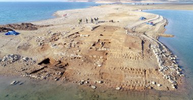 A general view from the ancient city found in Duhok, northern Iraq, May 30, 2022. (AA Photo)