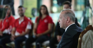 President Recep Tayyip Erdoğan speaks at the event, in the capital Ankara, Turkey, May 31, 2022. (AA Photo)
