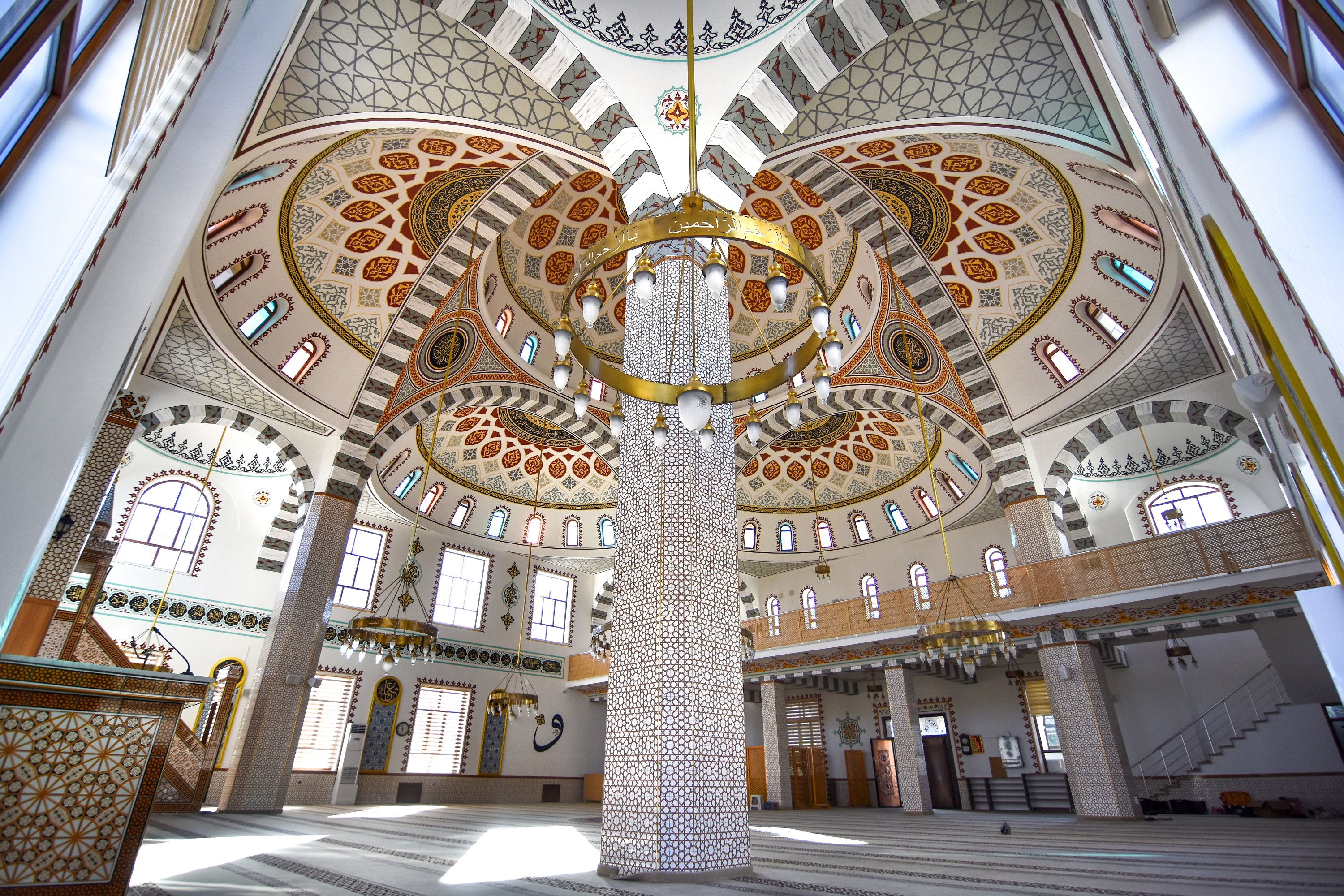 A view of Mustafa Ören's decorations at Tahir Büyükkörükçüler Mosque, Konya, central Turkey, May 31, 2022. (AA Photo)