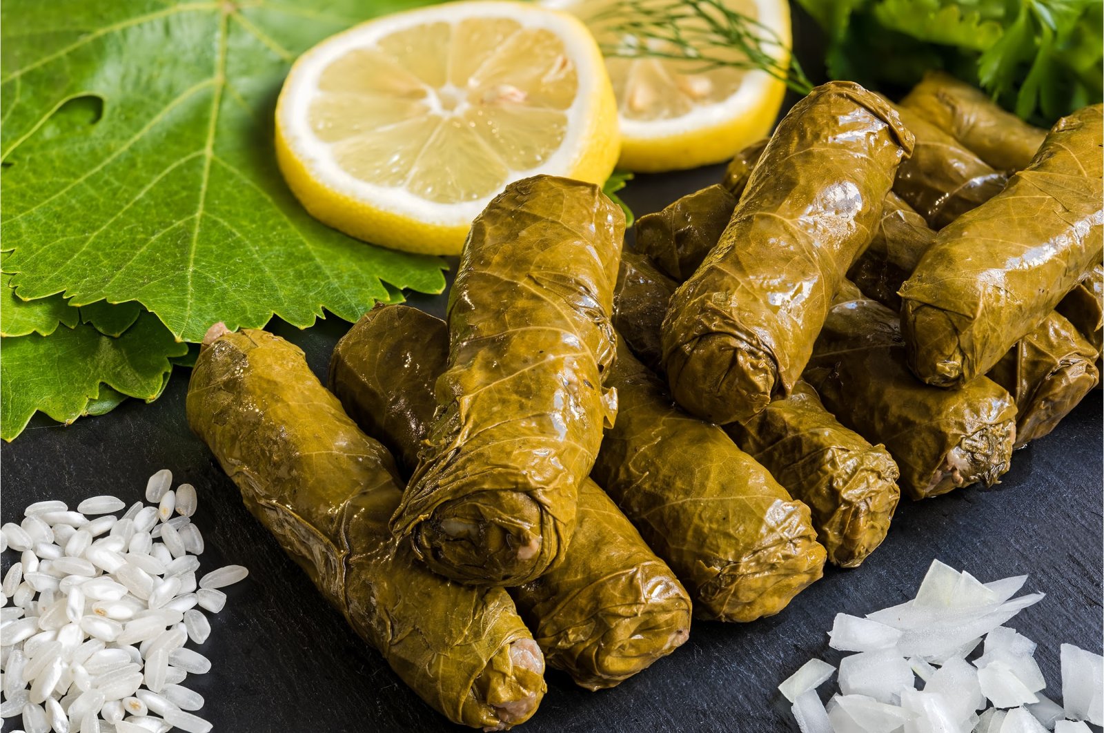 "Dolma," which in Turkish literally means "stuffed," comes in meat and vegan variations, with the latter variation being much more widely available. (Shutterstock Photo)