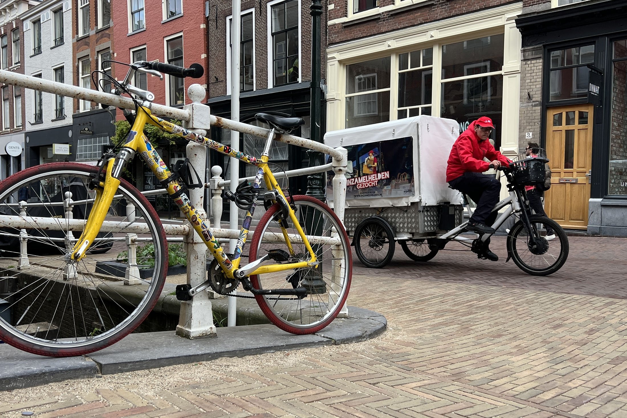 Netherlands store by bike