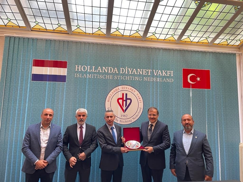 A Turkish parliamentary commission on racism and Islamophobia met with Dutch officials in the Hague, Netherlands, June 2, 2022 (AA Photo) 