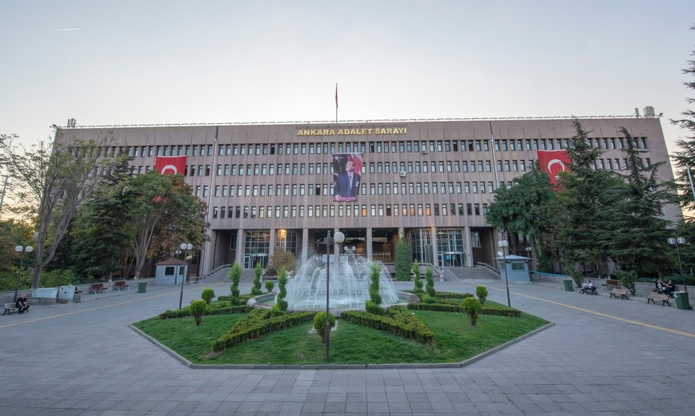 Exterior of the main courthouse in the capital Ankara, Turkey, Oct. 20, 2019. (Shutterstock Photo)