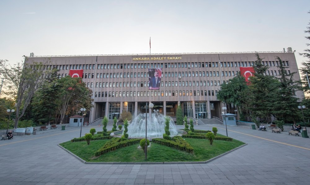 Exterior of the main courthouse in the capital Ankara, Turkey, Oct. 20, 2019. (Shutterstock Photo) 