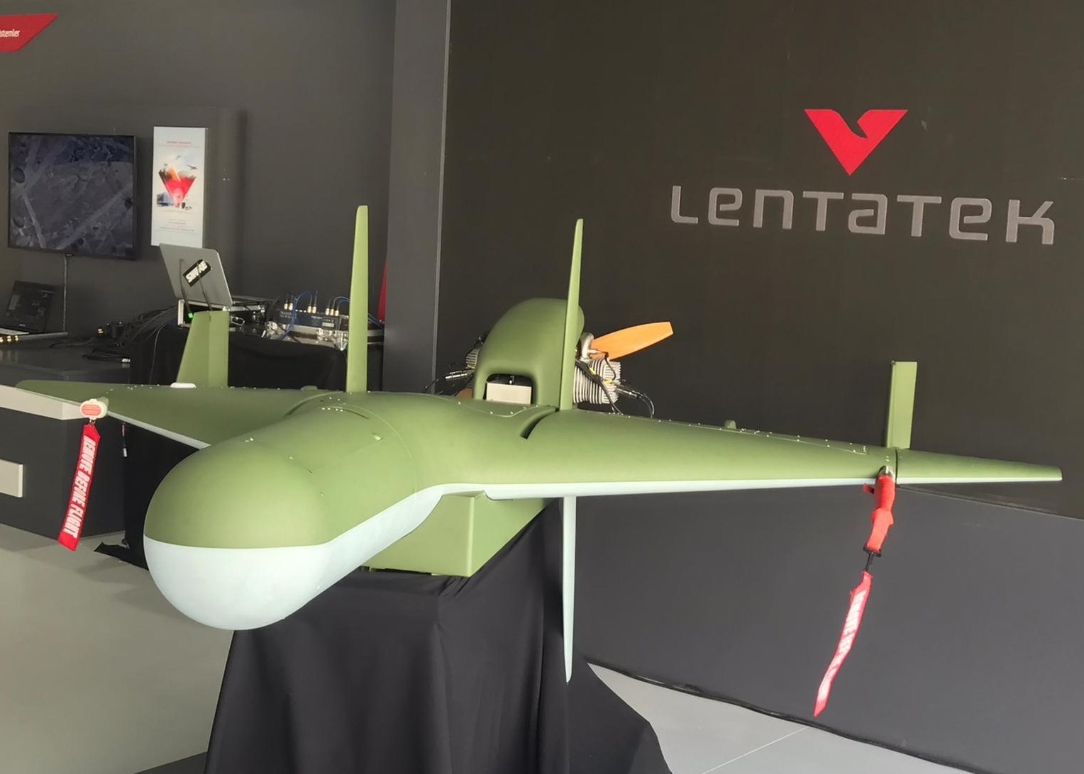 The Kargı kamikaze UAV is showcased as part of the EFES-2022 drill, Izmir, Turkey, June 6, 2022. (AA Photo)