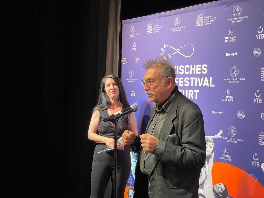 The opening of the "8th Frankfurt Turkish Theater Festival (Türkisches Theaterfestival Frankfurt)", which hosts important names and works of Turkish theater every year, was held at Gallus Theater, Frankfurt, Germany, June 6, 2022. (IHA Photo)