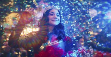 This image released by Disney  shows Iman Vellani in a scene from the series "Ms Marvel." (AP)