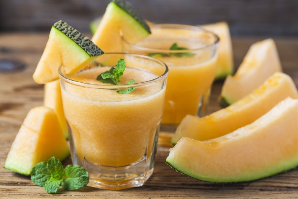 Jus melon dengan mint.  (Foto Shutterstock)