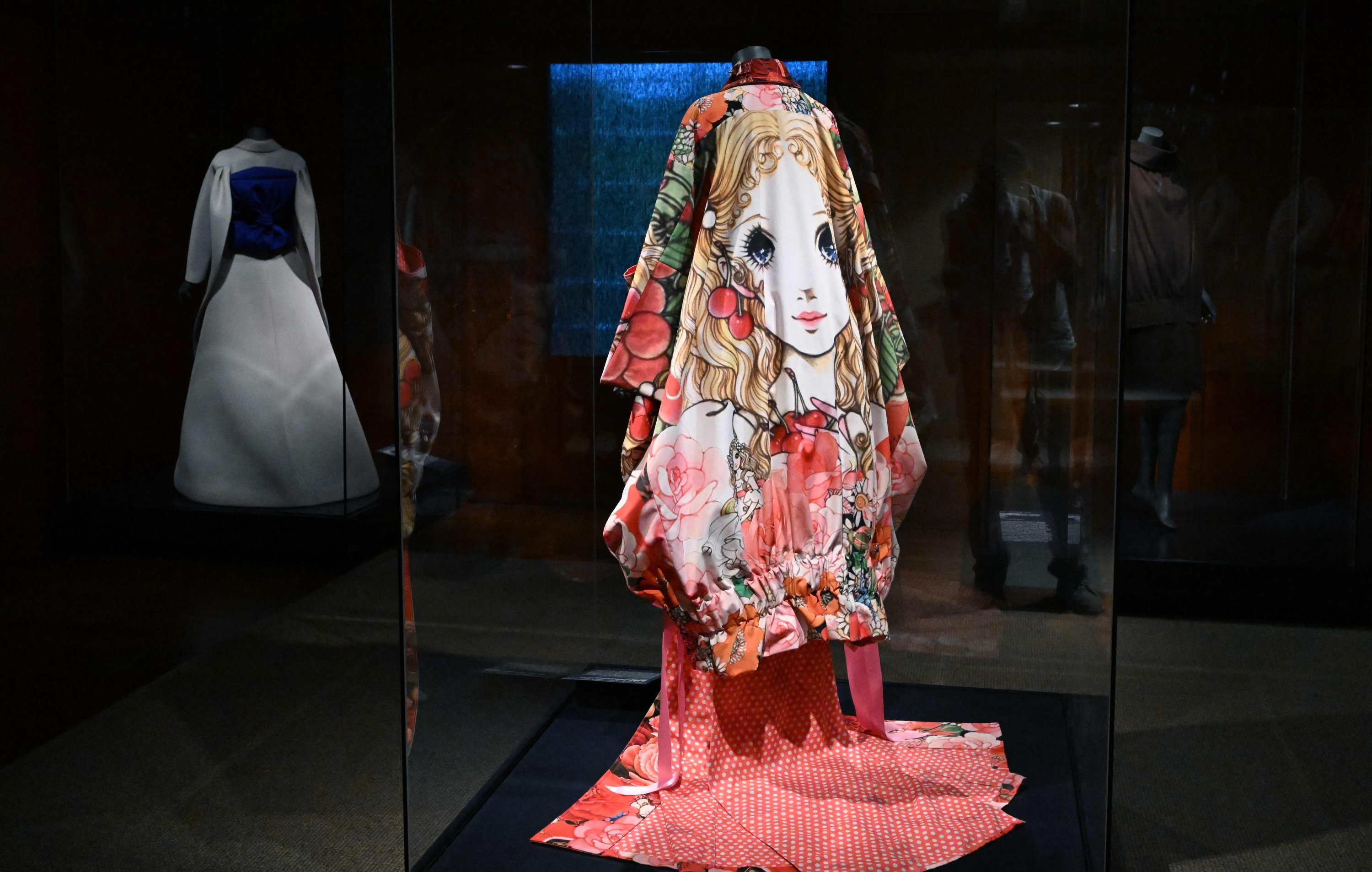 A Kimono is displayed during a press preview for ”Kimono Style: The John C. Weber Collections” at The Met Fifth Avenue in New York, U.S, June 6, 2022. (AFP Photo)