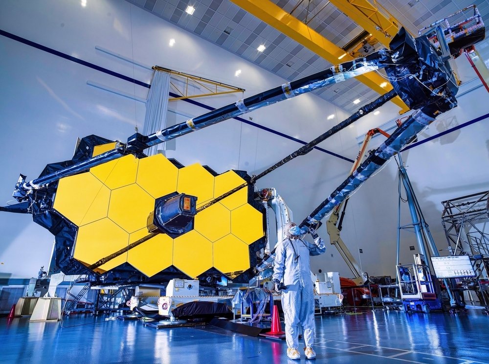 The photo James Webb Telescope shared by NASA. (Shutterstock Photo)