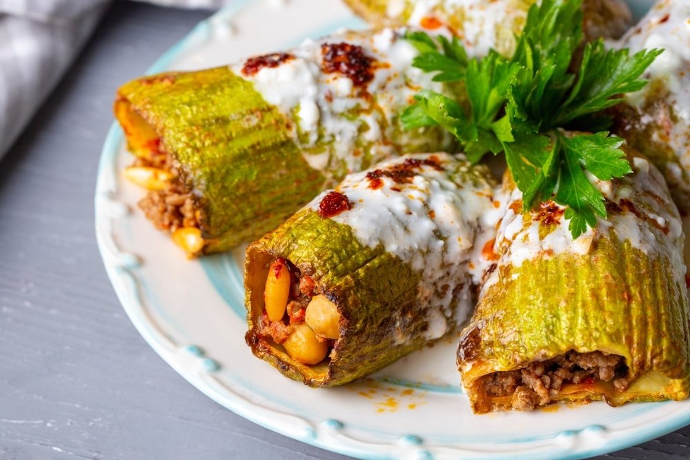 Traditional Turkish stuffed zucchini. (Shutterstock Photo)