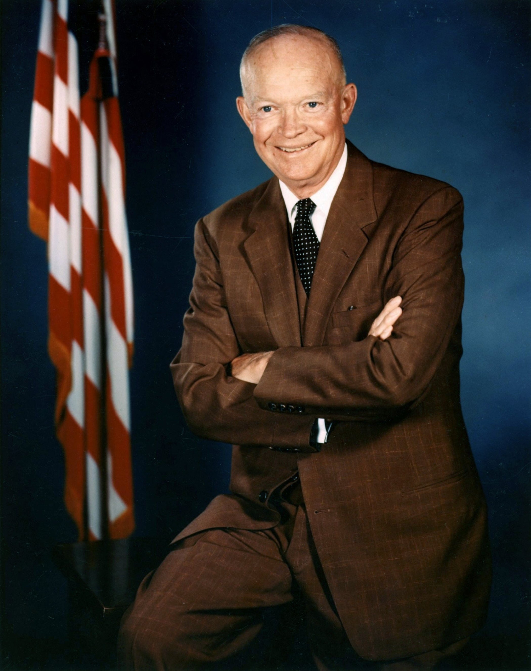 American military officer and statesman Dwight Eisenhower who served as the 34th President of the United States from 1953 to 1961. (Sabah Archive Photo)