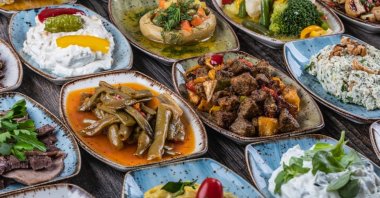 Cold Turkish appetizers made with olive oil. (Shutterstock Photo)