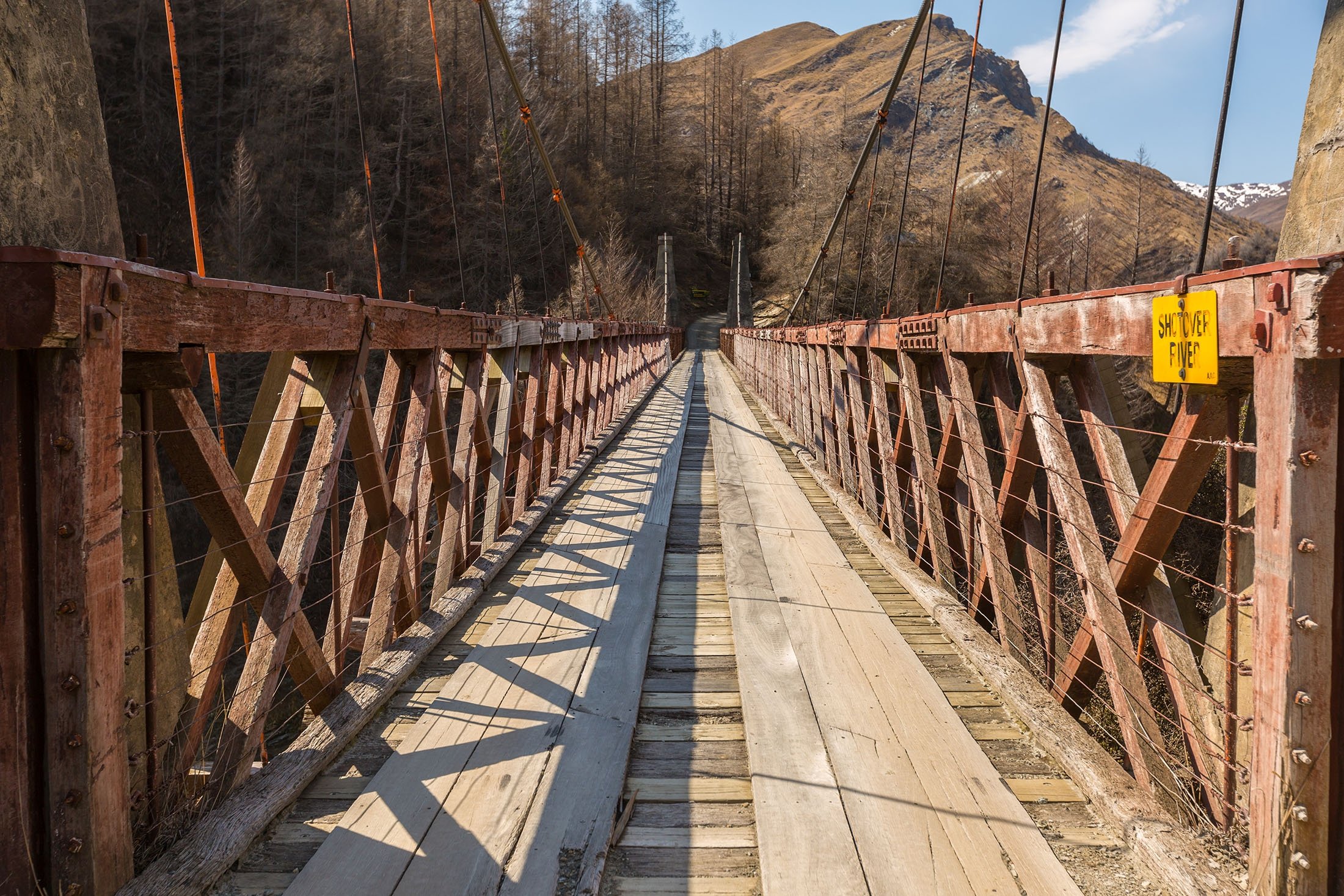 Skippers Canyon adalah ngarai bersejarah dan alami beberapa kilometer di utara Queenstown Selandia Baru, dengan panjang sekitar 22 kilometer.  (Foto Shutterstock)