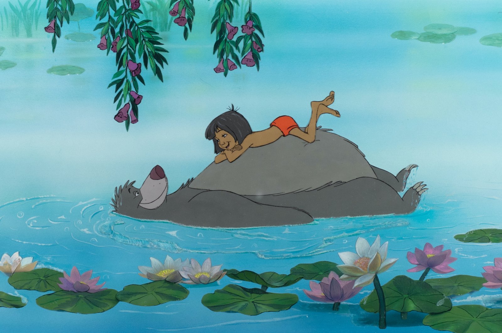 Baloo and Mowgli in the 1967 Disney classic &quot;The Jungle Book&quot; (1967). (DPA Photo)