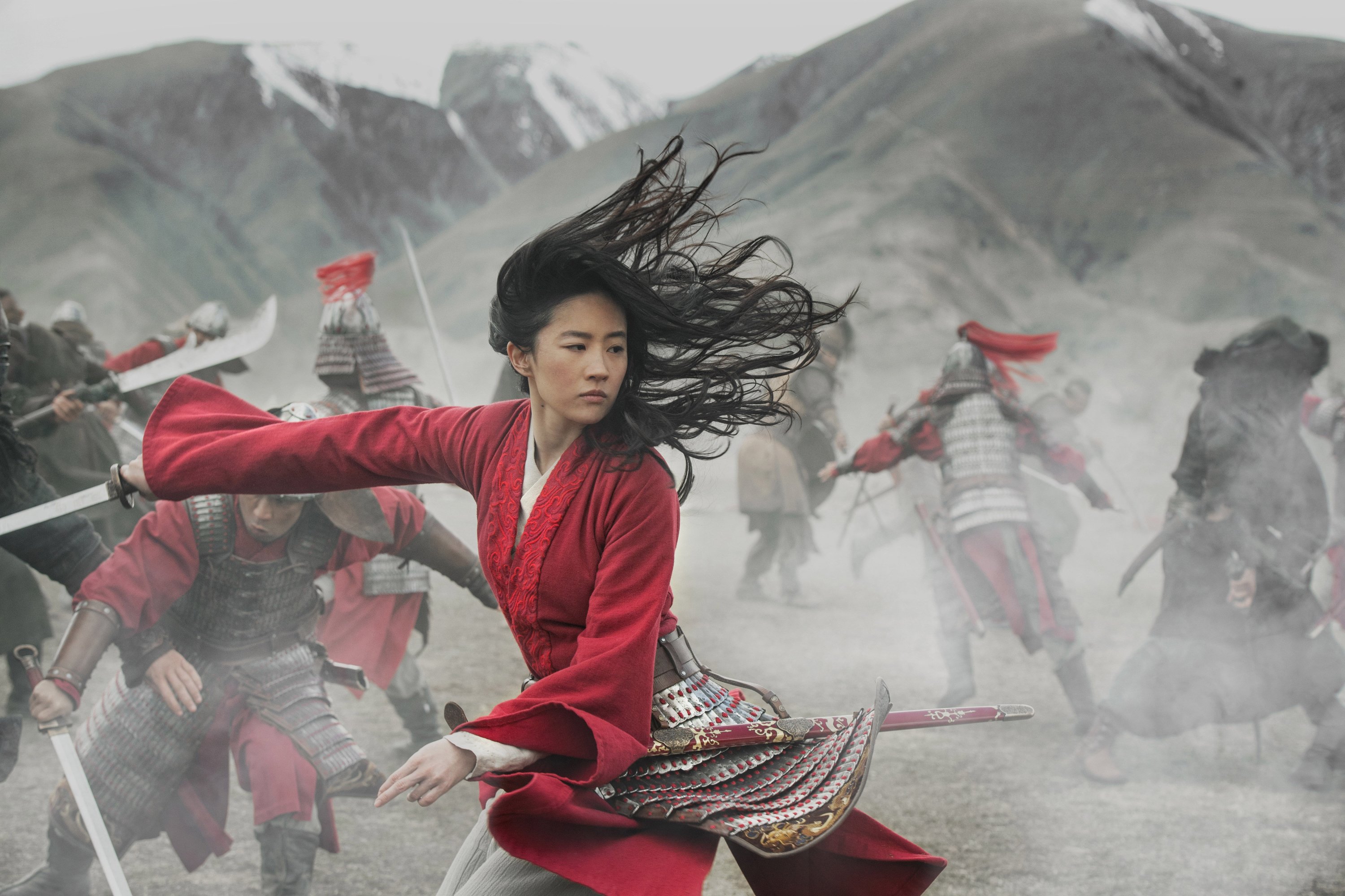 A still shot from "Mulan." 